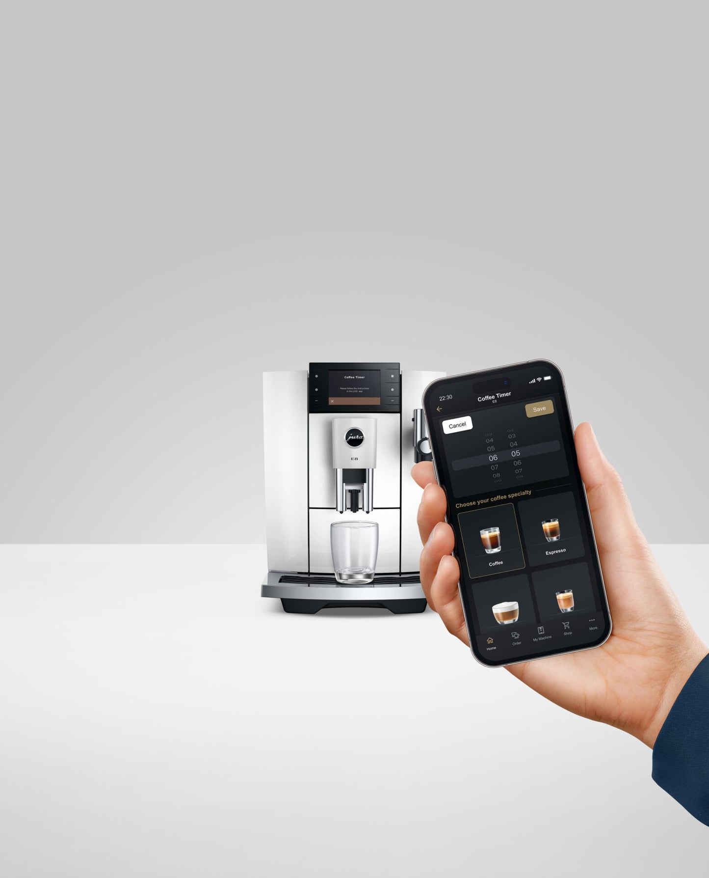 Jura E8 Piano White (ED)