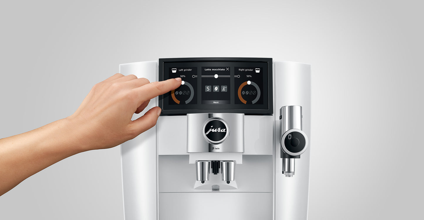 Jura J8 Twin Diamond White (EA)