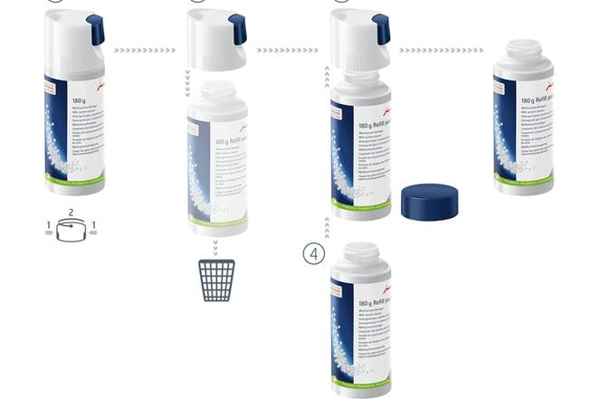 Jura Melksysteemreiniger navul 180g