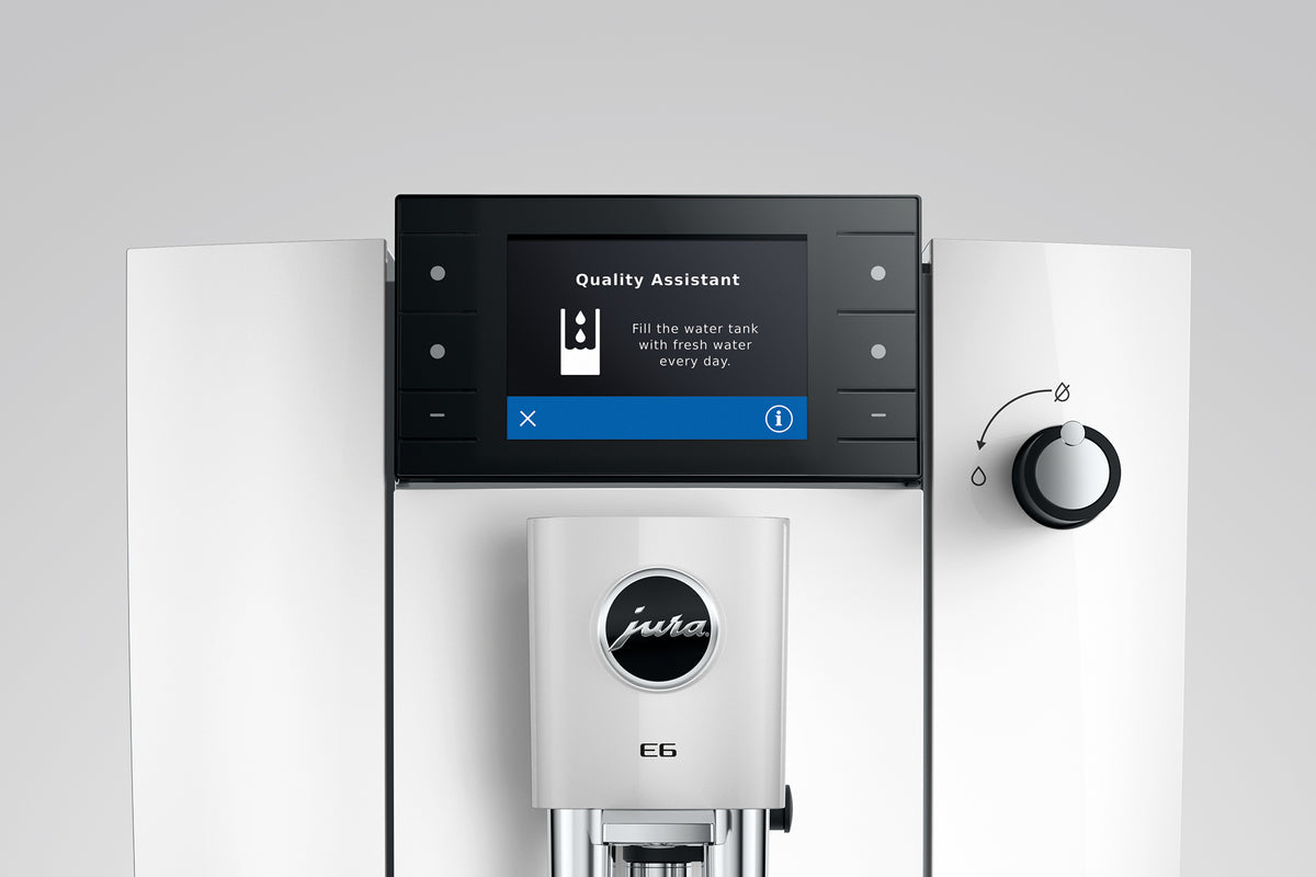 Jura E6 Piano White (ED)