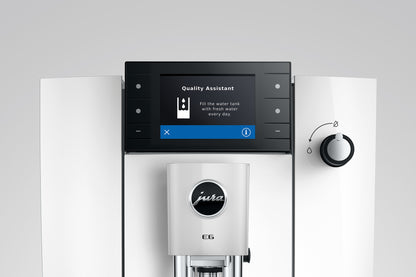 Jura E6 Piano White (ED)