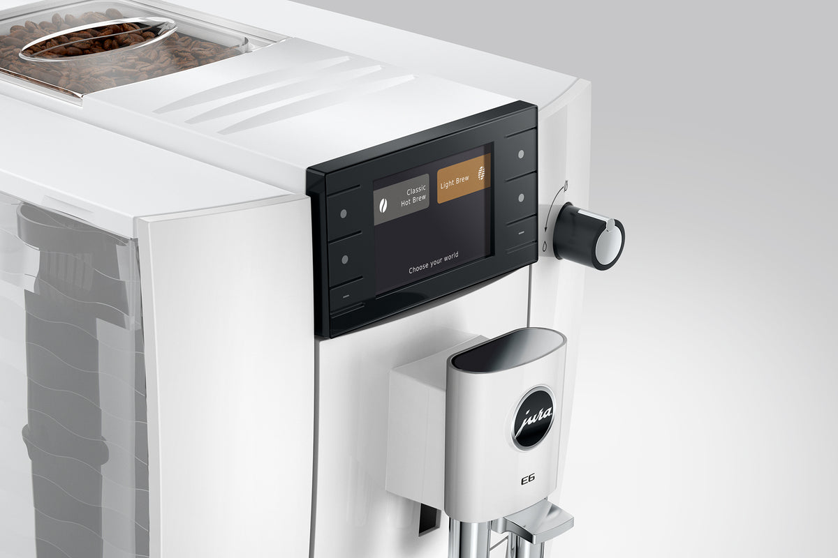 Jura E6 Piano White (ED)