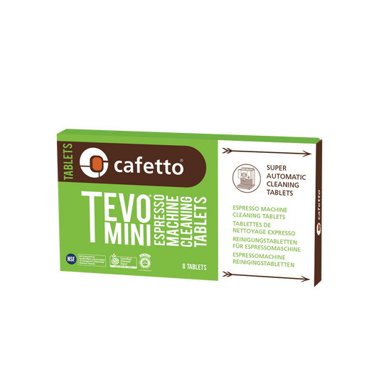 Cafetto Tevo Organic mini blister 8 reinigingstabs